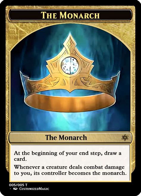 The Monarch Token Magic The Gathering Proxy Cards