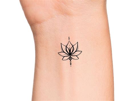 The Most Beautiful Mini Lotus Flower Tattoo Tattoo Designs You Can Get