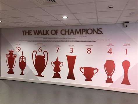 The Newly Updated Walk Of Champions In The Anfield Tunnel Liverpoolfc