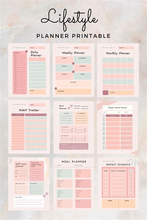 The Ultimate Life Planner Printable Bundle Daily Planner Weekly