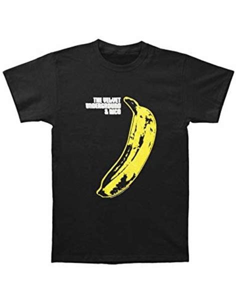 The Velvet Underground Banana Black T Shirt Mushroom New Orleans