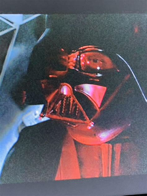 There S A Shot Of Vader In A New Hope Where You Can See Through The