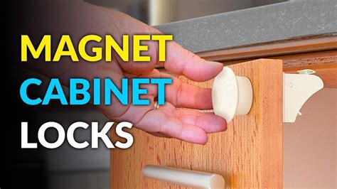 These Baby Proof Cabinet Locks Use Magnets To Open And Close Youtube