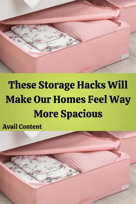 These Storage Hacks Will Make Our Homes Feel Way More Spacious