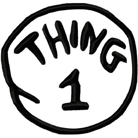 Thing One Printable