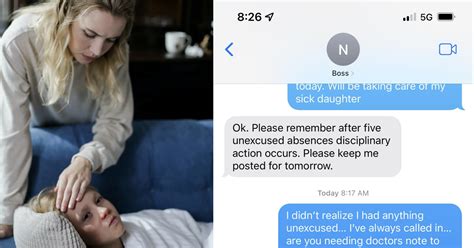 This Boss Punished A Parent For Calling In Sick And Got All The Responses They Deserved The Poke