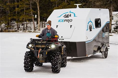 This Compact Atv Hauling Trailer Is Ultimate Companion For Your Ice