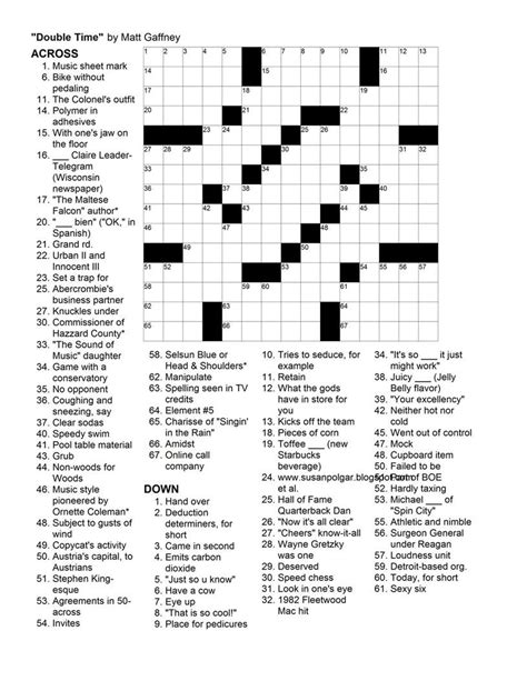 5 Free Thomas Joseph Crossword Puzzle Printables