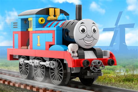 Thomas the Tank Engine in LEGO Brick Form