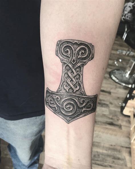 Thor's Hammer Tattoo Designs