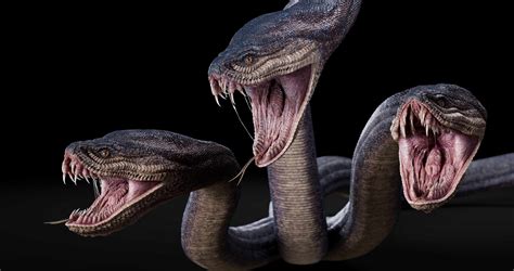 Three Headed Snake Monster