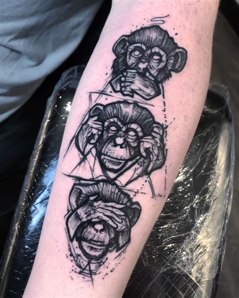 Three Wise Monkeys Three Wise Monkeys Wise Monkeys Monkey Tattoos