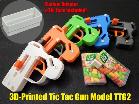 Tic Tac Gun With Custom Adapter Includes Tic Tacs Toy Gun Model Ttg2