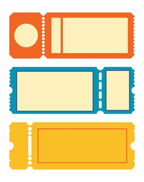 Design Your Own Ticket Printable Templates Easily