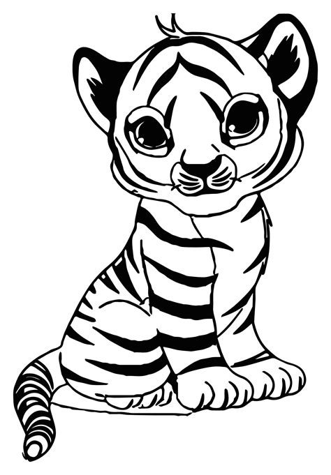 Tiger Printable Coloring Pages Coloring Home