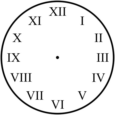 Time Due Roman Numeral Clock Teacher Stamp Roman Numeral Clock Roman