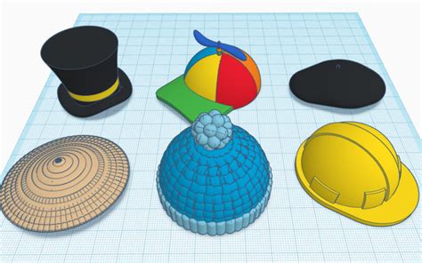 5 Ways to Create 2D Hat in Tinkercad