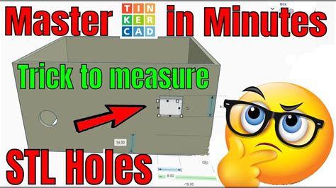 Tinkercad Trick To Measure Holes In An Imported Stl Simple Steps