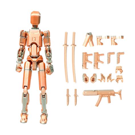 Titan 13 Action Figure T13 Action Figure 3D Printed Multi Jointed Movable Lucky 13 Articulated Robot Dummy Action Figures Aliexpress