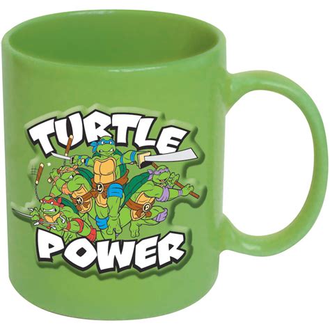 Tmnt Turtle Power Embossed 20 Ounce Ceramic Mug Walmart Com