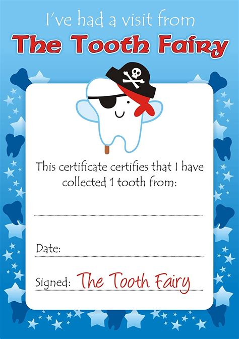 7 Simple Tooth Fairy Printable PDF Ideas