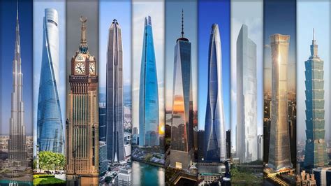 Top 10 Tallest Skyscrapers In The World Youtube