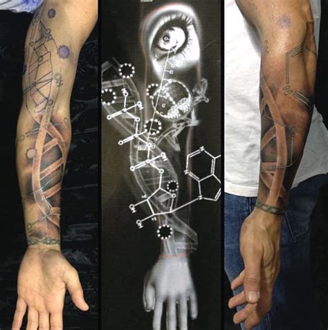 Top 100 Best Science Tattoos For Men Manly Design Ideas