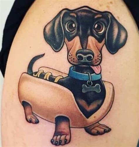 Top 20 Best Dachshund Tattoo Ideas And Designs The Dogman