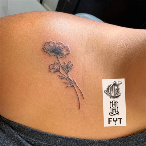 Top 41 Best Simple Flower Tattoo Ideas 2021 Inspiration Guide