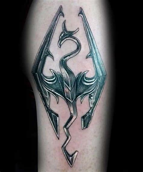 Top 43 Skyrim Tattoo Ideas 2021 Inspiration Guide