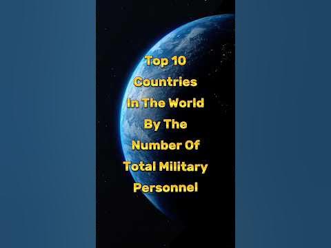 Top 5 Military Personnel Countries Fact Shorts Viral Youtube