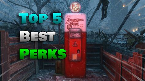 Top 5 Perks In Call Of Duty Zombies