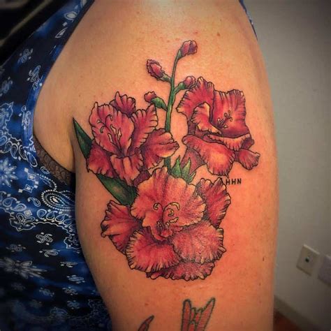 Top 55 Best Gladiolus Flower Tattoo Ideas 2021 Inspiration Guide