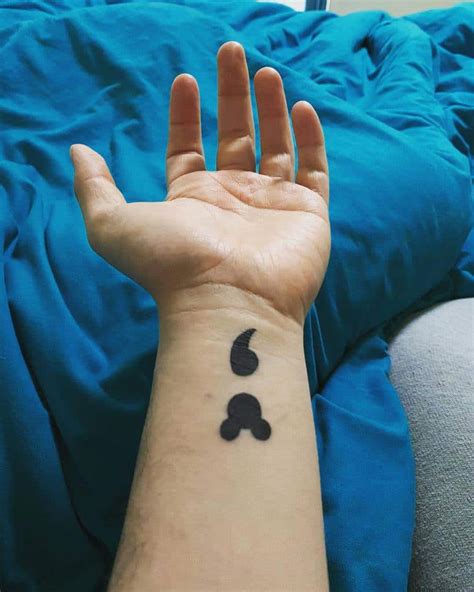 Top 57 Best Semicolon Tattoo Ideas 2021 Inspiration Guide