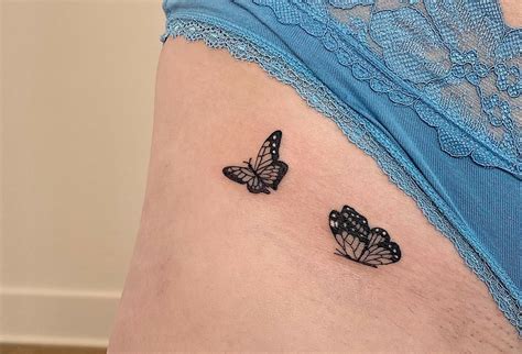 Top 74 Butterfly Hip Tattoos Latest In Cdgdbentre