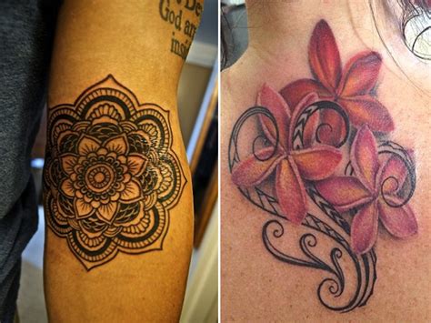 Top 9 Colourful Tribal Flower Tattoo Designs Styles At Life