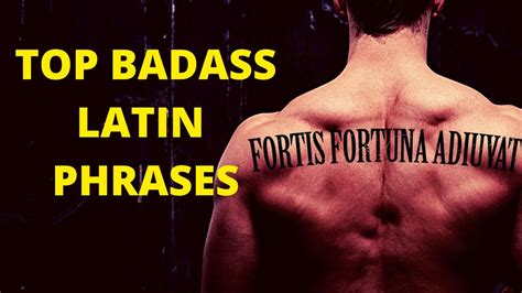 Top Badass Latin Phrases Warrior Military Motivation Youtube