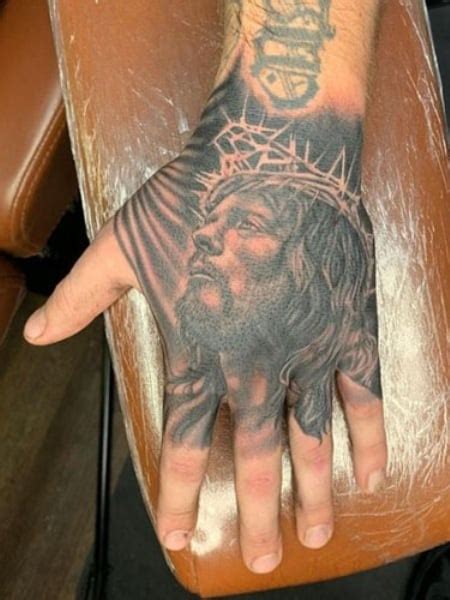 Top More Than 66 Jesus Hand Tattoo Best In Cdgdbentre