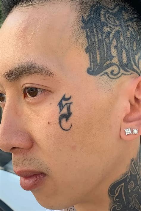 Top More Than 78 Mens Face Tattoos Best In Coedo Com Vn