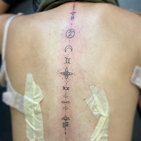 Top More Than 83 Tattoo Ideas Spine Latest In Coedo Com Vn