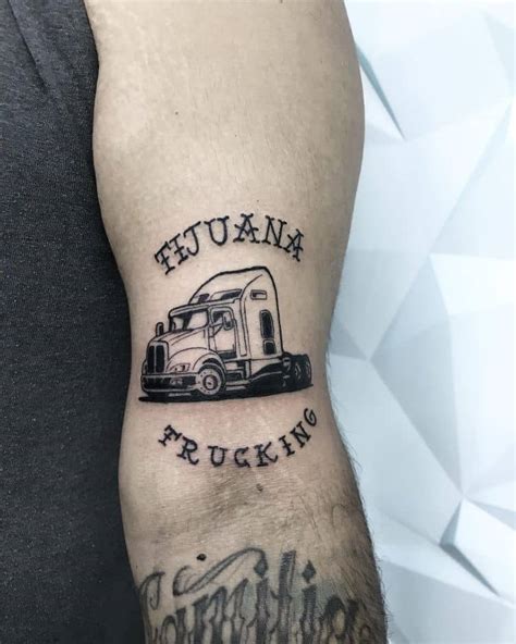 Top Semi Truck Tattoo Tattoo S In Lists For Pinterest Truck Tattoo