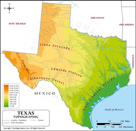 Topography Topographic Map Of Texas Bank2home Com