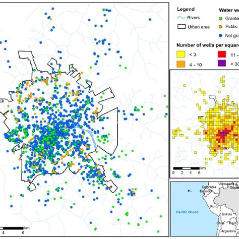 Total Wells And Well Density In The City Of S O Jos Do Rio Preto