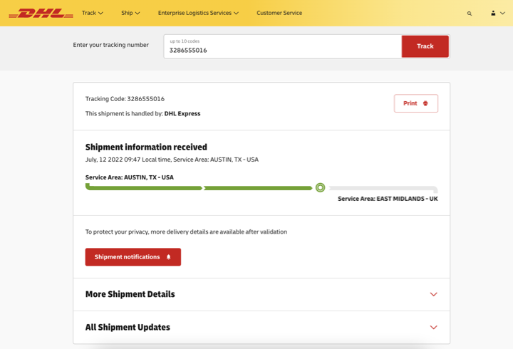 Track A Shipment Paypal Shipping Center Help