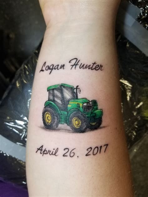 Tractor Tattoo Designs for the Modern Farmer at Heart