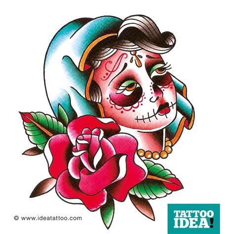 Traditional Catrina Tattoo Designs Jeanclaudevandammeshow