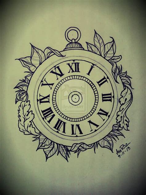 Traditional Clock Tattoo Flash Clock Tattoo Flash Tattoobite Com