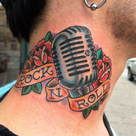 Traditional Rock N Roll Tattoo By Jon Reed All Saints Tattoo Austin