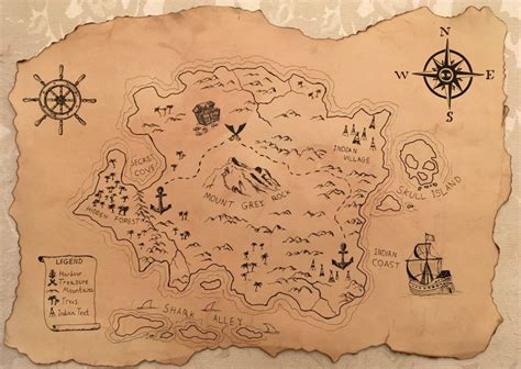 Treasure Map Drawing