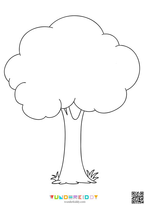 Tree Printable Template for Kids and Adults